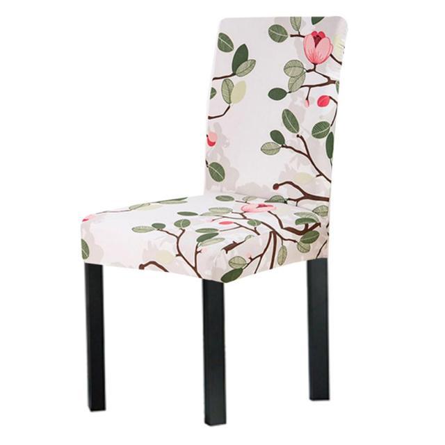 Washable Anti-dust Seat Slipcover Chair Cover Stretch Spandex Chair Covers Elastic Multifunctional Dining Furniture Seat Cover Home Decor For Dining Room  Washable Spandex Kitchen Chair Covers for Dining Room Christmas Decoration