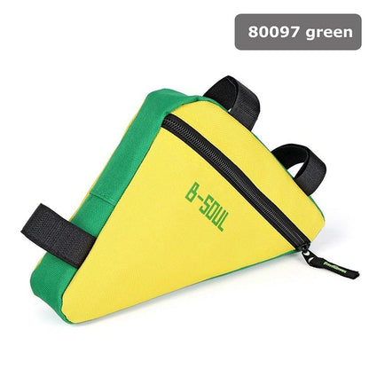 Waterproof Bicycle Bag Bike Triangle Bag For Bicycle Front Frame Bag Bike Bag Cycling Top Tube Bag Bicycle Bottle Bag Bike Storage Frame Bag Bicycle Front Tube Triangle Water Resistant Cycling Pack Strap On Pouch Bike Accessories Tool Accessible
