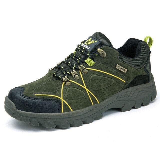 Waterproof Hiking Boots Mens Casual Shoes Walking Climbing Hiking Mountain Sport Boots Hunting Mens Slip-Resistant Climbing Shoes Lightweight Walking Shoes