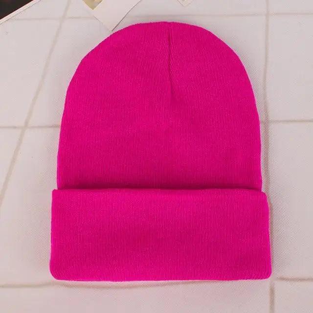 Winter Beanie Hats For Men And Women One Size Beanies Knitted Solid Cool Hat Girls Autumn Female Beanie Warm Comfortable Soft Casual Cap For Cold Weather