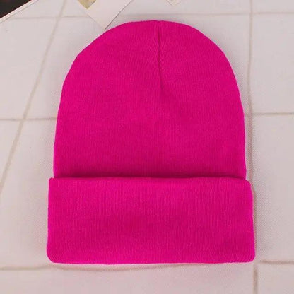 Winter Beanie Hats For Men And Women One Size Beanies Knitted Solid Cool Hat Girls Autumn Female Beanie Warm Comfortable Soft Casual Cap For Cold Weather