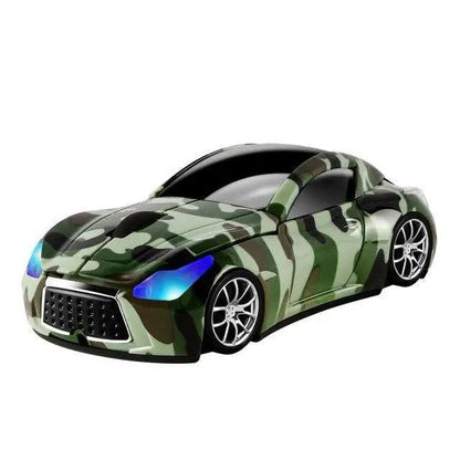 Wireless Black Sports Car USB Mouse Design Computer 1600 DPI Mouse Mini Ergonomic Gaming Mouse For Laptop And Computer 2.4Ghz