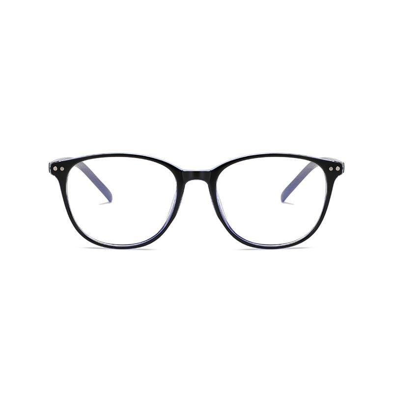 Women Myopia Glasses Ladies Blue And Anti Eye Strain Headache Computer Glasses  Transparent Lens Film Coated Oval Formed Myopia Glasses -1.0 -1.5 -2.0 -2.5 -3.0 -3.5 -4.0 -4.5 -5.0 -5.5