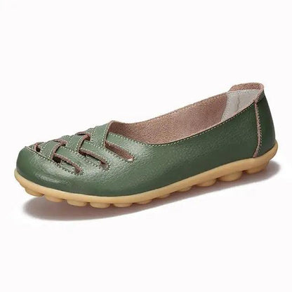 Women's Genuine Leather Flats Sandals Elegant Comfortable Soft Non Slip Design For Women
