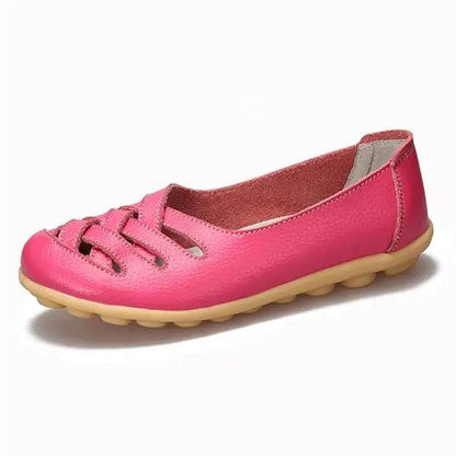 Women's Genuine Leather Flats Sandals Elegant Comfortable Soft Non Slip Design For Women