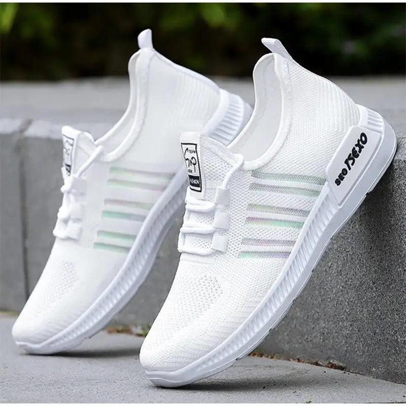 Women's Mesh Breathable Sneakers Casual Spring Elegant Soft Luxury Style Women Sneakers