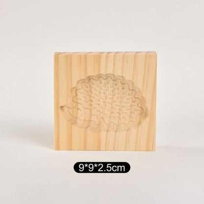 Wooden Cookie Mold Cutter Wooden Gingerbread Cookie Moulds Press 3D Cake Embossing Baking Mold Rose Flower Cutter Bakery Gadgets Cookies, Wooden Cookie Cutter, Funny Wooden Cookie Molds For Baking, Gingerbread Mold, Pine Cone Mold, Cake Mold